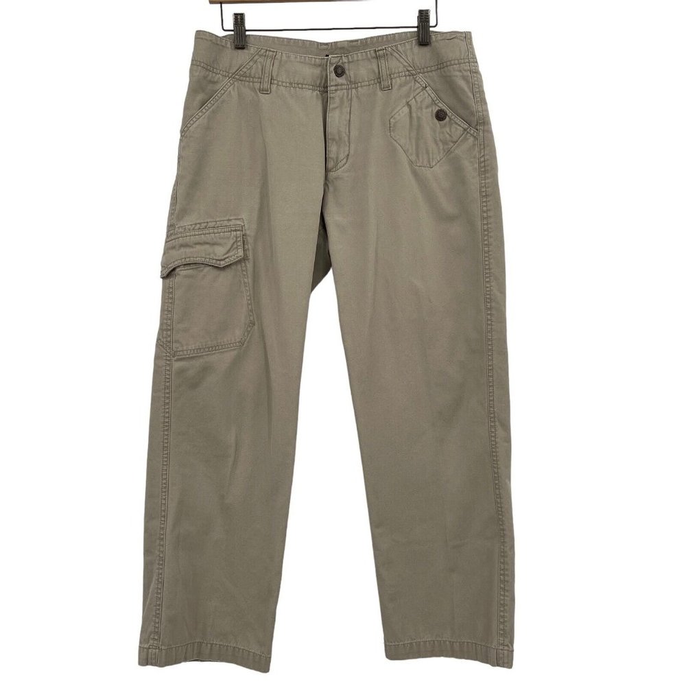 Royal Robbins Khaki Cargo Pants Cotton Womens size 8